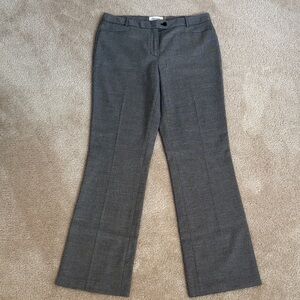 Calvin Klein Gray Straight Leg Dress Pants